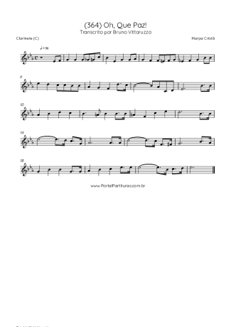 Harpa Cristã  score for Clarinet (C)