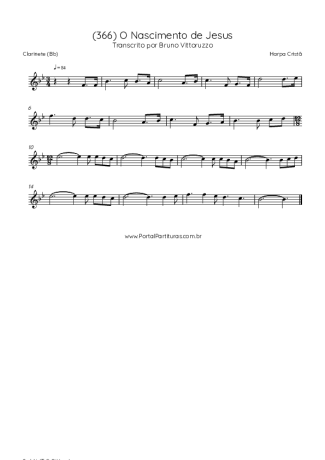Harpa Cristã  score for Clarinet (Bb)