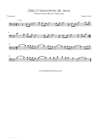 Harpa Cristã  score for Trombone