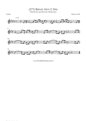 Harpa Cristã  score for Violin