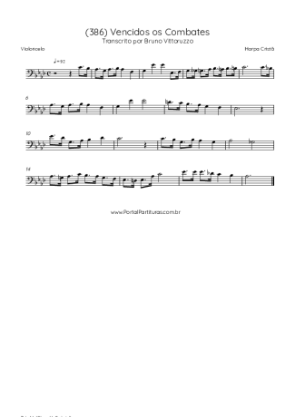Harpa Cristã  score for Cello