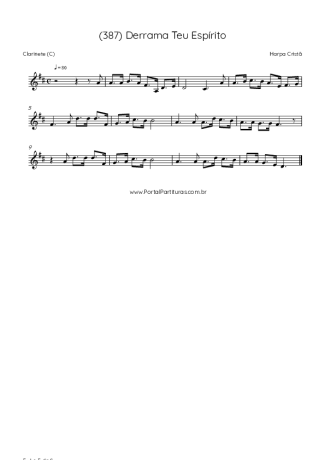 Harpa Cristã  score for Clarinet (C)
