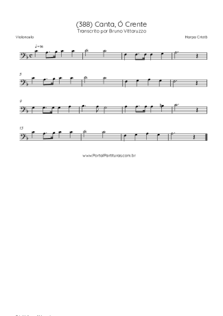 Harpa Cristã  score for Cello