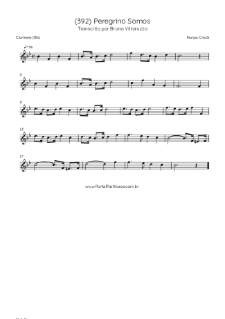 Harpa Cristã  score for Clarinet (Bb)