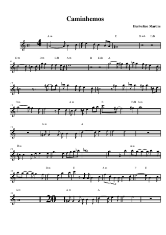 Herivelton Martins Caminhemos score for Alto Saxophone