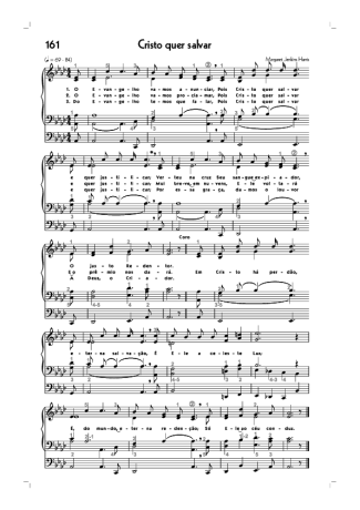 Hinário CCB  score for Organ