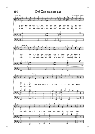 Hinário CCB  score for Organ