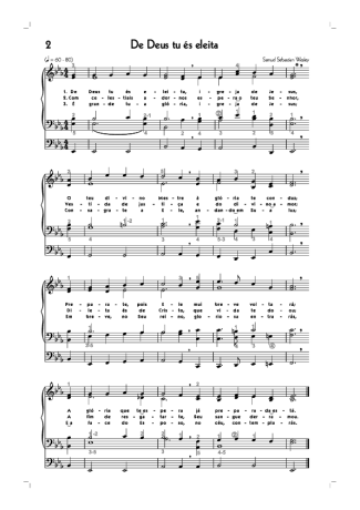 Hinário CCB (2) De Deus Tu És Eleita score for Organ