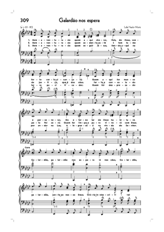 Hinário CCB (309) Galardão Nos Espera score for Organ