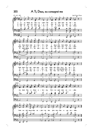 Hinário CCB (355) A Ti Deus Eu Consagrei Me score for Organ