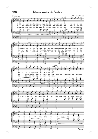 Hinário CCB (370) Têm Os Santos Do Senhor score for Organ