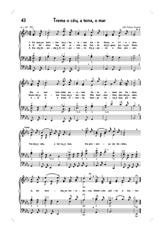 Hinário CCB (43) Trema O Céu A Terra O Mar score for Organ