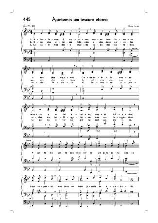 Hinário CCB (445) Ajuntemos Um Tesouro Eterno score for Organ