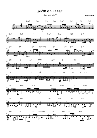 Ivo Pessoa Além do Olhar score for Tenor Saxophone Soprano (Bb)