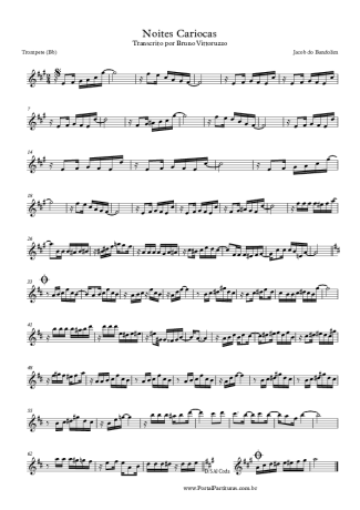 Jacob do Bandolim Noites Cariocas score for Trumpet