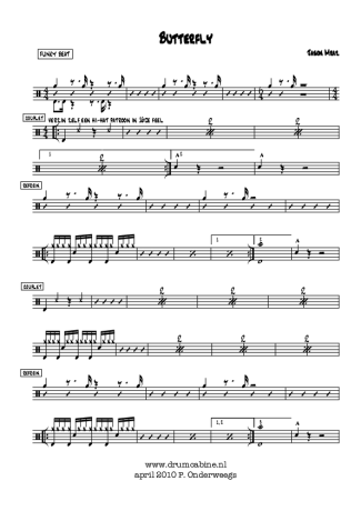 Jason Mraz Butterfly score for Drums