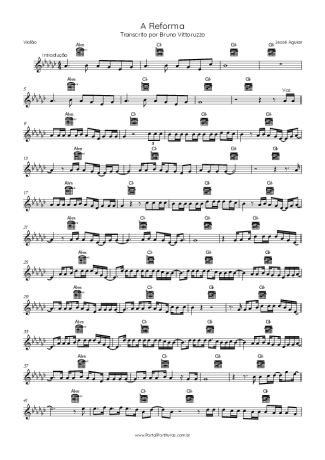 Jessé Aguiar A Reforma score for Acoustic Guitar