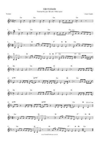 Jorge Aragão Identidade score for Keyboard