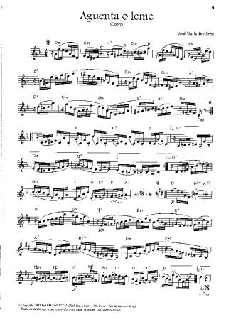 José M. Abreu Aguenta o Leme score for Violin
