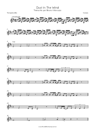 Kansas Dust In The Wind score for Trumpet
