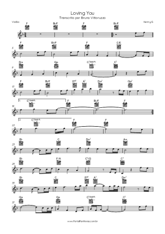 Kenny G  score for Acoustic Guitar