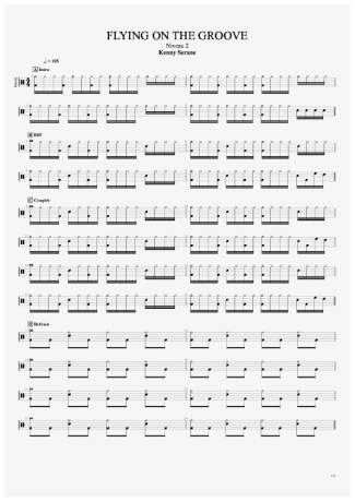 Kenny Serane Flying On The Groove score for Drums