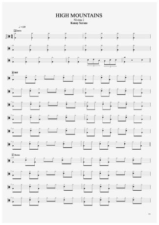 Kenny Serane High Mountains score for Drums