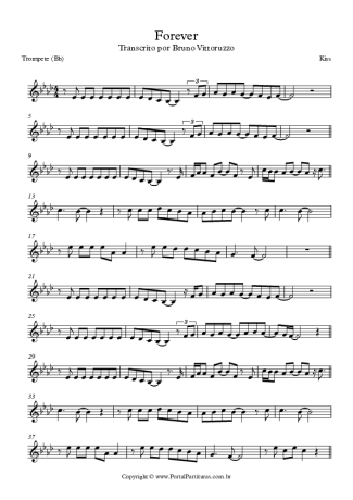 Kiss Forever score for Trumpet