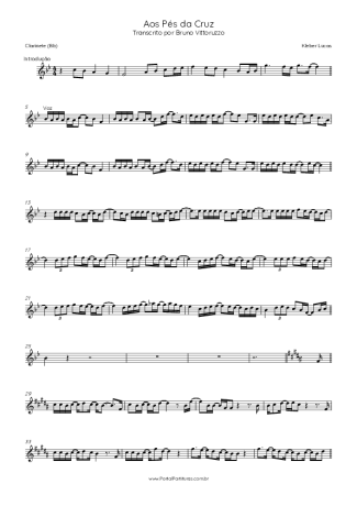 Kleber Lucas  score for Clarinet (Bb)