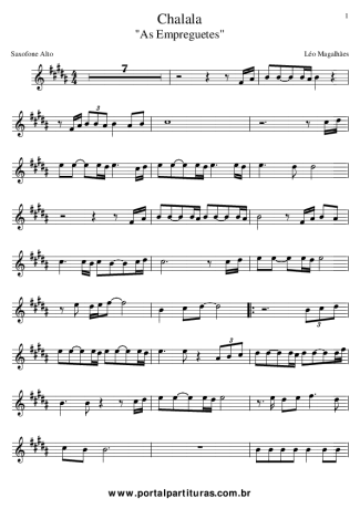 Léo Magalhães Chalala As Empreguetes (Novela Cheias de Charme) score for Alto Saxophone
