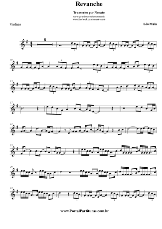 Léo Maia Revanche score for Violin