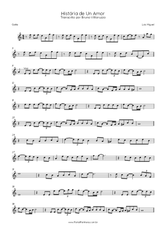Luís Miguel História De Un Amor score for Harmonica