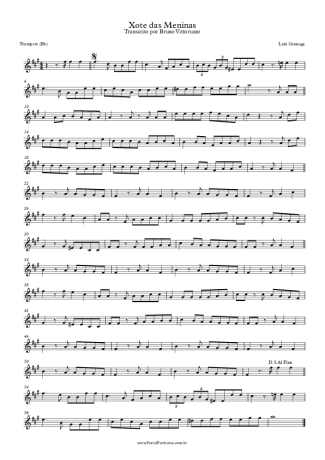 Luiz Gonzaga  score for Trumpet