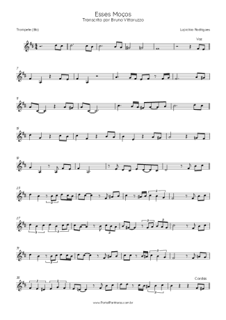 Lupcínio Rodrigues Esses Moços score for Trumpet