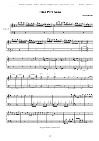 Maestro Lucílio Souza Tema Para Xará score for Accordion