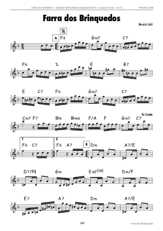 Marcelo Caldi Farra Dos Brinquedos score for Accordion
