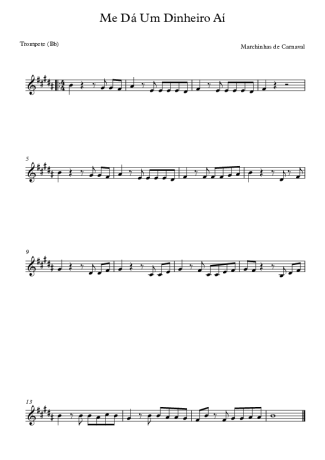 Marchinhas de Carnaval  score for Trumpet