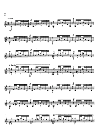 Mauro Giuliani Preludio Op 83 Nr 2 score for Acoustic Guitar