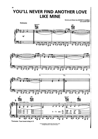 Michael Bublé Youll Never Find Another Love Like Mine score for Piano