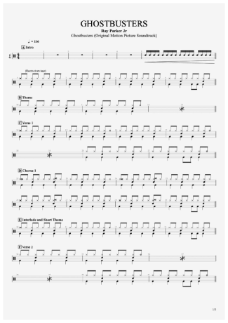 Movie Soundtracks (Temas de Filmes)  score for Drums