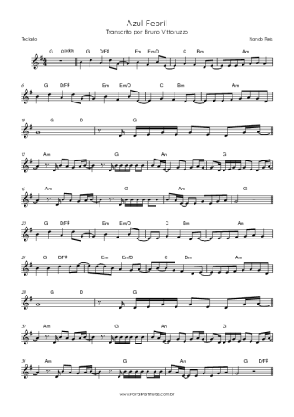 Nando Reis  score for Keyboard