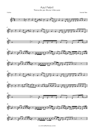 Nando Reis  score for Violin