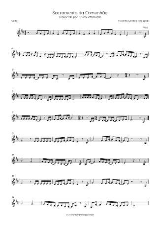 Nelsinho Corrêa e Ana Lúcia Sacramento Da Comunhão score for Harmonica