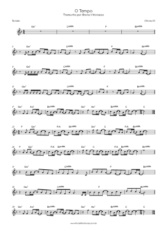 Oficina G3 O Tempo score for Keyboard