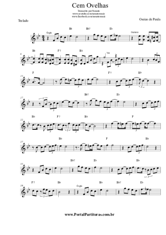 Ozeias de Paula Cem Ovelhas score for Keyboard