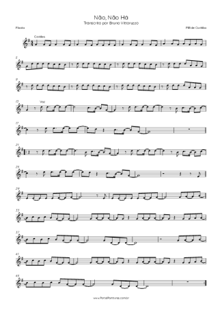PIB de Curitiba Não, Não Há score for Flute