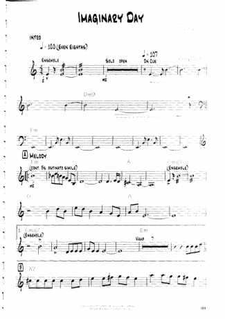 Pat Metheny Imaginary Day score for Guitar