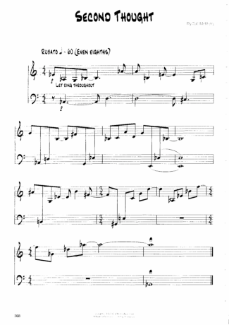 Pat Metheny Second Thought score for Guitar