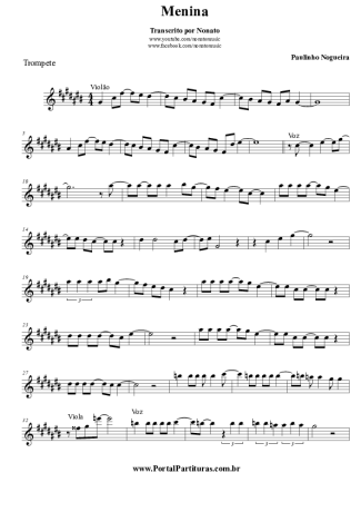 Paulinho Nogueira  score for Trumpet