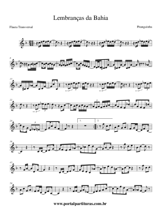 Pitanguinha Lembranças da Bahia score for Flute